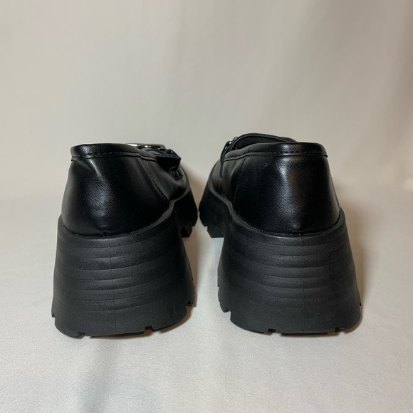 ASOS Design chunky heel shoes sz 7 black - Picture 4 of 13